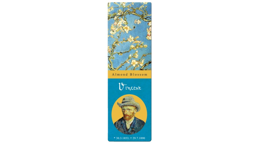 Könyvjelző 5x16cm Van Gogh Mandulavirágzás