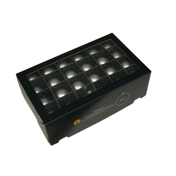 Karácsonyfagömb 4 cm matt ezüst (48 db-os szett) – üveg