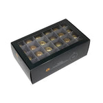 Karácsonyfagömb 4 cm cedar (48 db-os szett) – üveg
