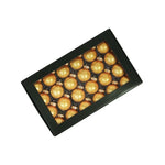 Karácsonyfagömb 2,5 cm arany opál (24 db-os szett) – üveg