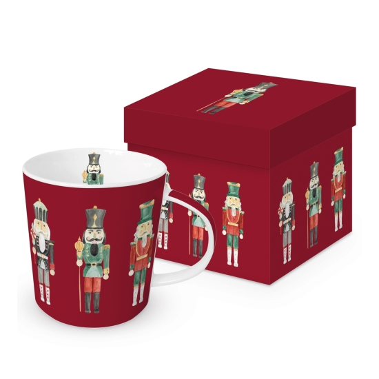 karácsonyi Porcelán bögre 0,4l dobozban, Nutcrackers