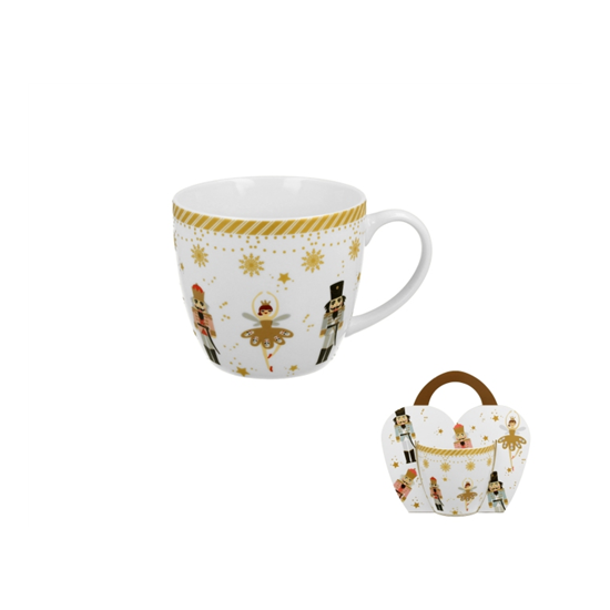 Karácsonyi porcelán bögre 460 ml díszcsomagolásban Christmas Ballerina