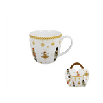 Karácsonyi porcelán bögre 460 ml díszcsomagolásban Christmas Ballerina