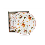 Karácsonyi porcelán mézeskalácsos macis desszertes tányér szett 2db-os 19 cm dobozban Christmas Cuties