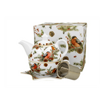 Karácsonyi porcelán egyszemélyes teáskészlet 300 ml dobozban Christmas Birds