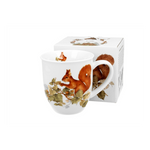 Porcelán mókusos bögre 400 ml dobozban Squirrel
