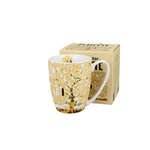 Porcelán bögre 360 ml dobozban Gustav Klimt Életfa