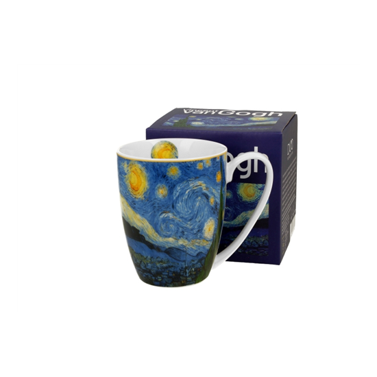Porcelán bögre 360 ml dobozban Van Gogh Csillagos Éj