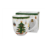 Karácsonyi porcelán jumbo bögre 1000 ml dobozban Around Christmas Tree