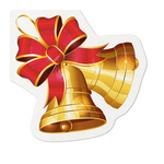 Karácsonyi papírszalvéta 32 cm 10 db-os Christmas Bells