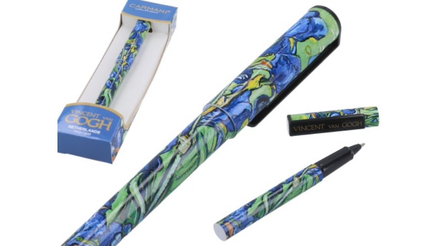 Golyóstoll kupakkal, műanyag Van Gogh Íriszek