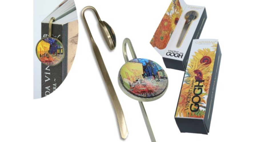 Könyvjelző 14,5x4,5x3cm fémVan Gogh Kávéház éjjel