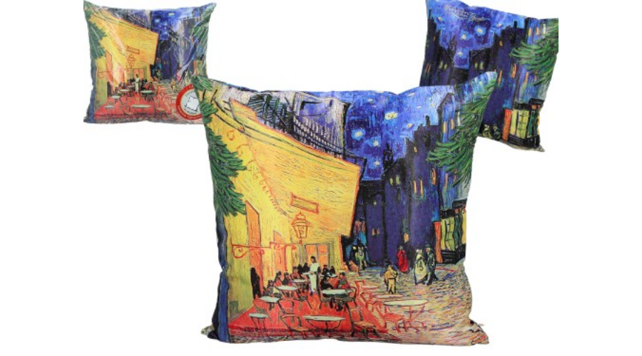 Párna 45x45cm polyesterVan Gogh Kávéház éjjel