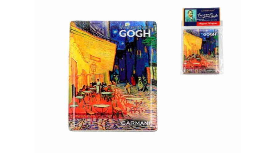 Hűtőmágnes 50x70mm Van Gogh Kávéházéjjel