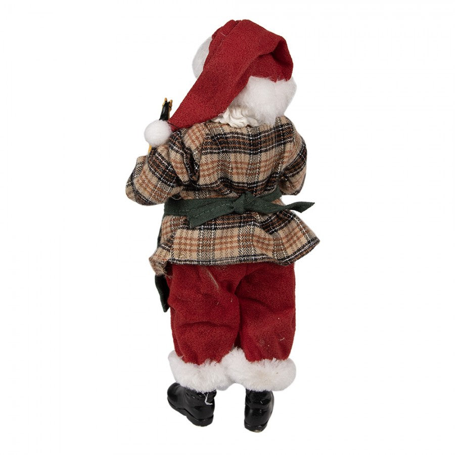 Karácsonyi télapó figura hintalóval