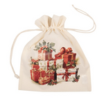 Karácsonyi ajándékzsák 21×1×25 cm, textil, csomagok