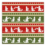 Sleigh Ride karácsonyi szalvéta 33x33cm 20 db-os