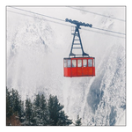 Ski Gondola karácsonyi szalvéta 33x33cm 20 db-os