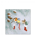 Christmas Socks karácsonyi szalvéta 25x25cm 20 db-os