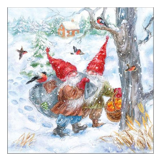 Hey Ho karácsonyi szalvéta 33x33cm 20 db-os