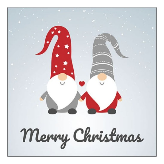 Side By Side karácsonyi szalvéta 33x33cm 20 db-os