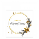 Wishing Ring White karácsonyi szalvéta 25x25cm 20 db-os