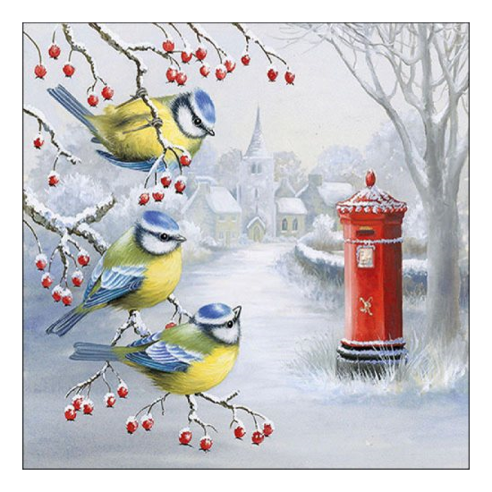 Waiting for mail karácsonyi szalvéta 33x33cm 20 db-os