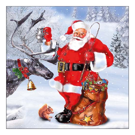 Cheers karácsonyi szalvéta 33x33cm 20 db-os