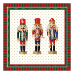 Three Nutcrackers karácsonyi szalvéta 33x33cm 20 db-os