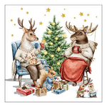Winter companions karácsonyi szalvéta 33x33cm 20 db-os