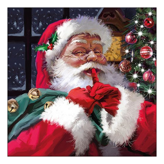 Hush Hush karácsonyi szalvéta 33x33cm 20 db-os