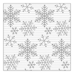 Falling crystals silver karácsonyi szalvéta 33x33cm 20 db-os