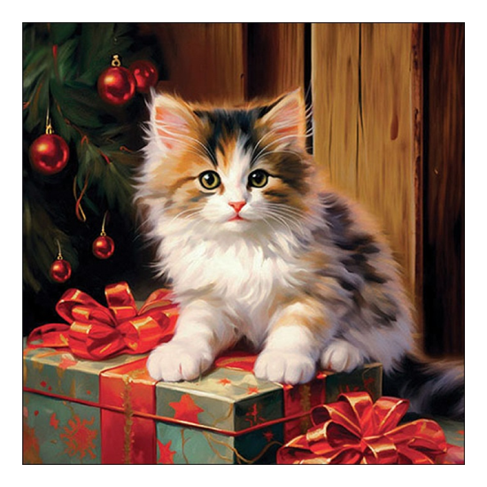 Molly karácsonyi szalvéta 33x33cm 20 db-os