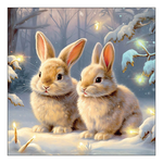 Welcome winter karácsonyi szalvéta 33x33cm 20 db-os