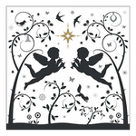 Flying angels karácsonyi szalvéta 33x33cm 20 db-os