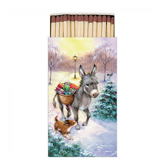 Gifts delivery gyufa karácsonyi dobozban