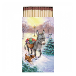 Gifts delivery gyufa karácsonyi dobozban