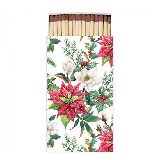 Christmas florals gyufa karácsonyi dobozban