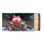 Snow dusted apple white gyufa karácsonyi dobozban