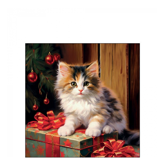 Molly karácsonyi szalvéta 25x25cm 20 db-os