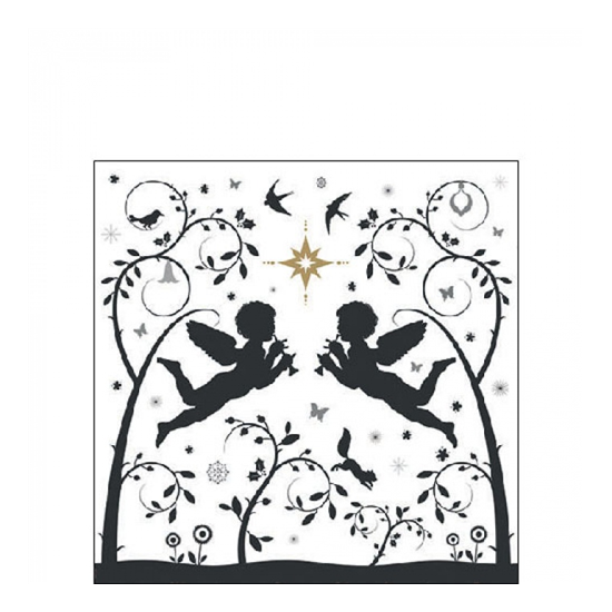 Flying angels karácsonyi szalvéta 25x25cm 20 db-os