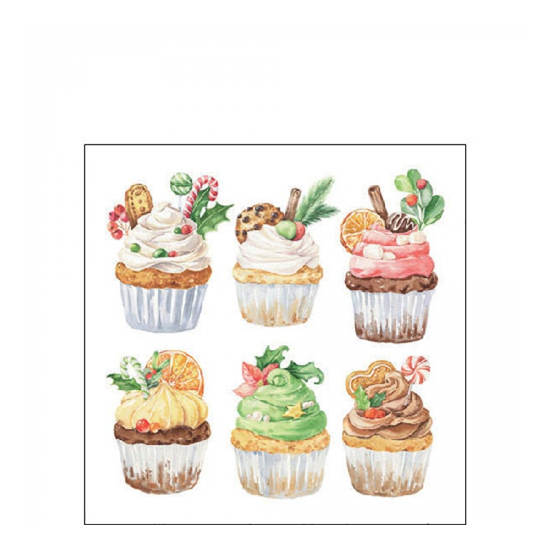 Sweet Christmas white karácsonyi szalvéta 25x25cm 20 db-os