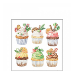 Sweet Christmas white karácsonyi szalvéta 25x25cm 20 db-os