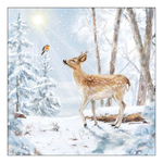 Meeting in winterworld karácsonyi szalvéta 33x33cm 20 db-os