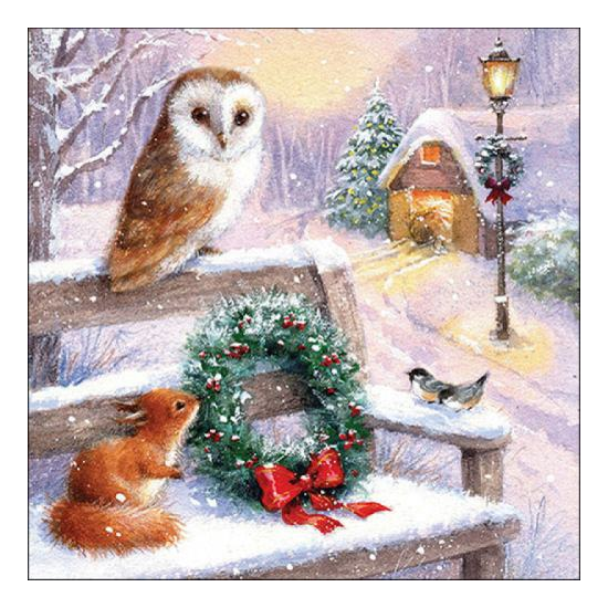 Just chatting karácsonyi szalvéta 33x33cm 20 db-os