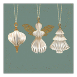 Paper ornaments sage karácsonyi szalvéta 33x33cm 20 db-os