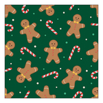 Cookie and candy cane karácsonyi szalvéta 33x33cm 20 db-os