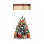 Decorated Christmas tree gyufa karácsonyi dobozban