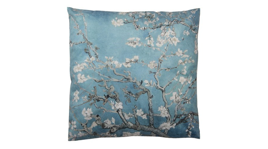 Díszpárna töltelékkel 45x45cm polyester Van Gogh Mandulavirágzás