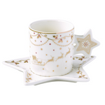 Karácsonyi porcelán csésze Christmas Lights